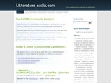 litterature audio